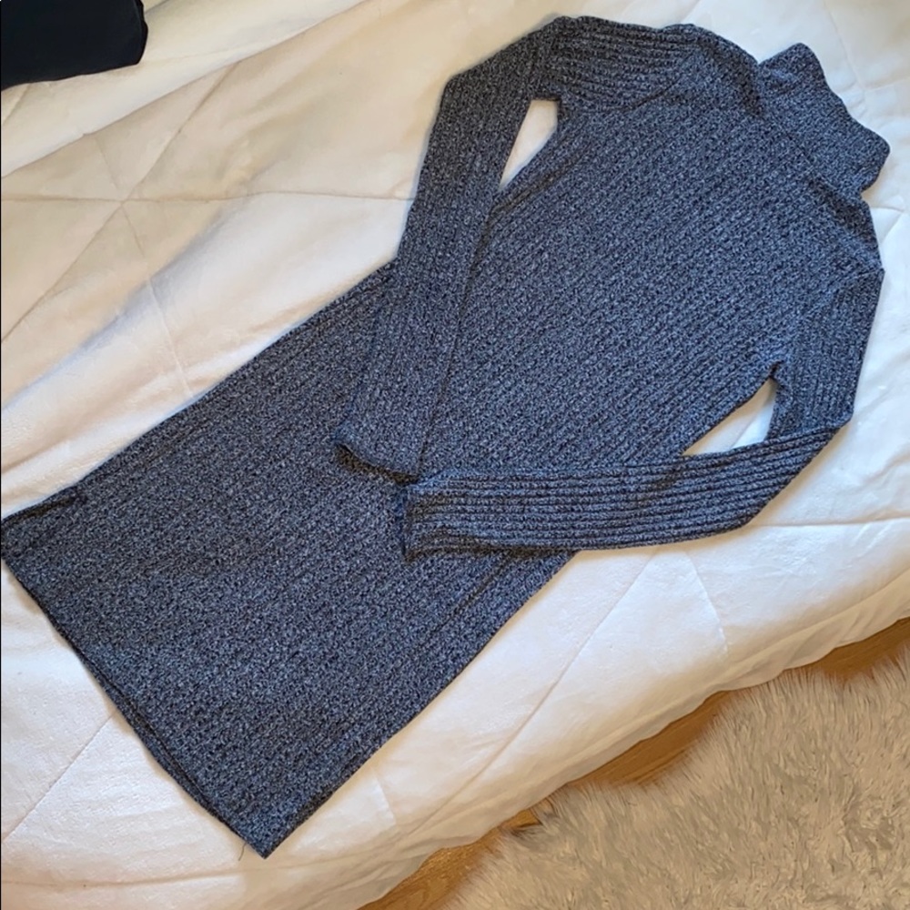 Wilfred Charcoal Turtleneck Dress